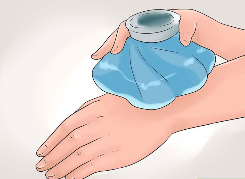 کمپرس های خنک کنندخ برای سوختگی 